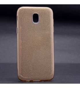 Nokia 3 Kılıf Zore Shining Simli Silikon Kılıf (Gold)