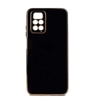 Xiaomi Redmi Note 11 Pro 5G Kılıf Kenarları Gold Kamera Korumalı Renkli Pastel Silikon Açık Yeşil BARK (Siyah)