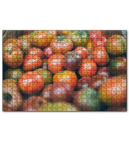 Cakapuzzle Kırmızı Yeşil Domatesler  Puzzle Yapboz MDF (Ahşap) (255 Parça)