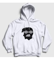 Presmono Unisex Gri Head Arctic Monkeys Kapüşonlu Sweatshirt 13676tt (Beyaz)
