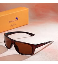 Polo Air  Erkek Polarize Motorcu Güneş Gözlüğü PLG-2073C (Taba)