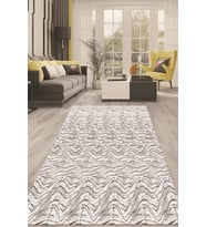 Dijital Kaymaz Taban Yıkanabilir Modern Renkli Salon Halısı Mutfak Halısı Yolluk ND-HT-770 (Gri)