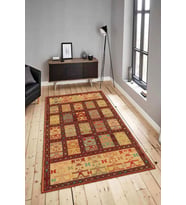 Dijital Baskılı Yıkanabilir Kaymaz Modern Renkli Salon Halısı Mutfak Halısı Yolluk ND-HY-1350 (Çok Renkli)