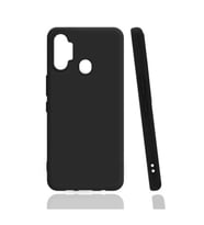Tecno Spark 7 Pro Kılıf Kamera Korumalı Silikon Rubber Arka Kapak (Siyah)