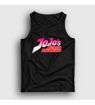 Presmono Unisex Sarı Logo Anime Jojo Atlet 322622tt (Siyah)