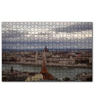 Cakapuzzle Şehri Bölen Nehir ve Tarihi Binalar  Puzzle Yapboz MDF (Ahşap) (1000 Parça)