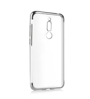 Meizu M6T Kılıf Zore Dört Köşeli Lazer Silikon Kılıf (Gri)
