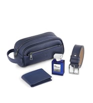 Polo Air Erkek El Çantası Cüzdan Kemer Parfüm Set PN-31 (Lacivert)