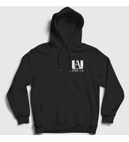Presmono Unisex Gri UA Anime Boku No Hero Academia Kapüşonlu Sweatshirt 235171tt (Siyah)