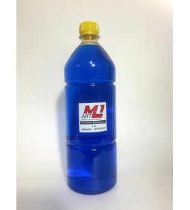 M1 ART Hediyelik Süsleme Solüsyonu Limon Esanslı 1 Lt (alkolsüz Kolanya) (Mavi)