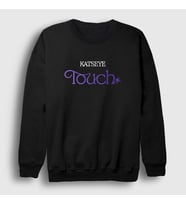 Presmono Unisex Beyaz Touch K Pop Kpop Müzik Katseye Sweatshirt 499523tt (Siyah)