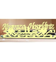 Kınamıza Hoş Geldiniz Aynalı Pleksi (Altın)