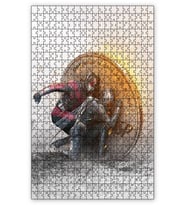 Cakapuzzle Ant Man Bozuk Para Kalkanı Puzzle Yapboz MDF (Ahşap) (500 Parça)