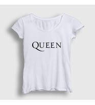 Presmono Kadın Sarı Solo Queen T-Shirt 102688tt (Beyaz)