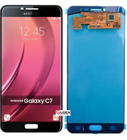Samsung Galaxy C7 Sm-C7000 Lcd Ekran Dokunmatik (Siyah)