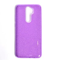 Xiaomi Redmi Note 8 Pro Kılıf Simli Parlak Shining Kapak (Mor)