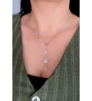 925 Ayar Gümüş Y Model İsimli Kolye (Gümüş)