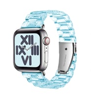 BİPOWER Apple Watch 38-40mm KRD-22 Candy Kordon (Mavi)