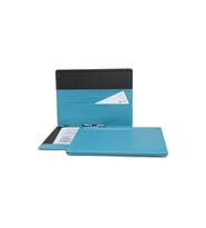 Sümen Kapaklı Masaüstü Tekli Raninbow Desk Pad Vegan 33x45 cm (Turkuaz)