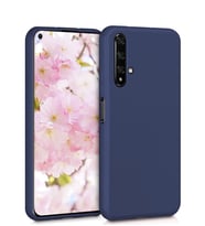 Microsonic Matte Silicone Huawei Honor 20 Kılıf (Lacivert)