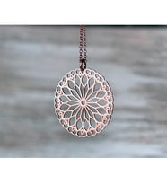 Yaşam Çiçeği 925 Ayar Gümüş Kolye Yeni Sezon (Rose)