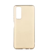 Huawei P Smart 2021 Kılıf Kamera Çıkıntılı Soft Silikon (Gold)