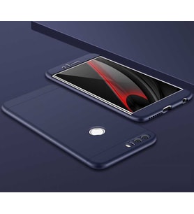Huawei P9 Lite 2017 Kılıf Zore Ays Full Koruma Kılıf (Mavi)