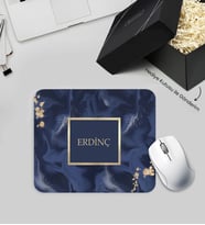 Hediye Kutusunda Kişiye Özel Mouse Pad (Lacivert)