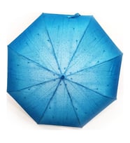 Umbrella Şemsiye Su Damlası Temalı (Mavi)