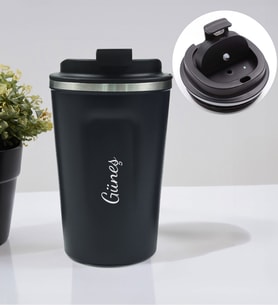 Kişiye Özel 350 ML Çelik Termos (Siyah)