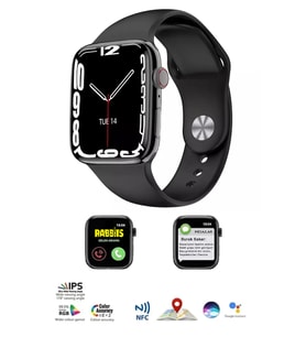 Samsung Galaxy Z Fold4 Uyumlu Akıllı Saat Konuşma Özellikli Watch (Siyah)