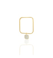Kadir Jewellery 22 Ayar Altın Kaplama Zirkon Taşlı Ayarlanabilir Vintage Bilezik (Beyaz)