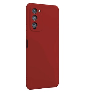 Tecno Camon 18 Kılıf Kamera Korumalı Silikon Rubber Arka Kapak (Kırmızı)