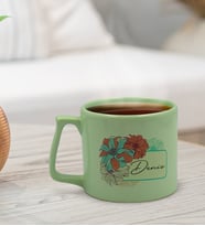BK Gift Kişiye Özel İsimli Pastel Yeşil Middle Kupa Bardak, Arkadaşa Hediye, Ev Hediyesi, Doğum Günü Hediyesi, Ofis Hediyesi-1 (Model 10)