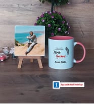 Tarih Öğretmeni Fotoğraflı Dekoratif Taş, Kupa Bardak Beyaz Hediye (Model 6)