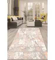 Dijital Kaymaz Taban Yıkanabilir Modern Renkli Salon Halısı Mutfak Halısı Yolluk ND-HT-89 (Pembe)