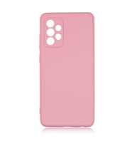 Samsung Galaxy A72 Kılıf Özel Orijinal Lansman Serisi, İçi Kadife, Pürüzsüz Yumuşak ve Mat TPU Silikon (Açık Pembe)