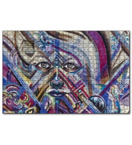 Cakapuzzle Grafiti Sokak Sanatı Yüz Görseli  Puzzle Yapboz MDF (Ahşap) (255 Parça)