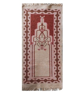 Algelsineve 60x125cm Antik Kilimden Seccade (Turuncu)