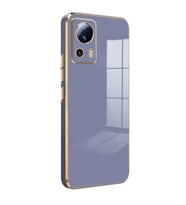 Microsonic Xiaomi Mi 13 Lite Kılıf Olive Plated Siyah (Gri)