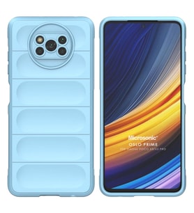 Microsonic Xiaomi Poco X3 Pro Kılıf Oslo Prime Yeşil (Mavi)