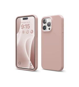 Digimanya Iphone 15 Silikon Lansman Esnek Kılıf (Rose)