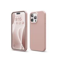 Digimanya Iphone 15 Silikon Lansman Esnek Kılıf (Rose)