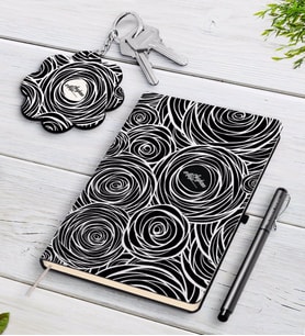 BK Gift Kişiye Özel İsimli Beyaz Defter Kalem Ve Anahtarlık Hediye Seti-19 (Model 2)