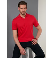 Buratti Slim Fit Pamuklu Polo T Shirt Erkek POLO 5902141 (Kırmızı)