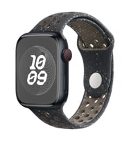 Microsonic Apple Watch Series 7 41mm Kordon Flame Sport Band Yavruağzı (Siyah)