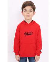 Toontoy Erkek Çocuk Nakışlı Sweatshirt (Kırmızı)