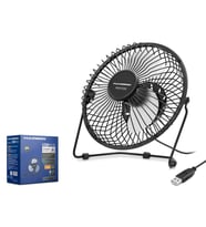 Hadron HDX7252 18cm Metal Masaüstü Usb Vantilatör  (Siyah)