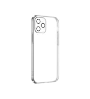 Apple iPhone 12 Pro Max Kılıf Şeffaf Elektroplatin Kamera Korumalı Silikon (Renksiz)