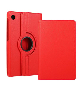 Lenovo Tab M10 Plus TB-125F-TB-128F 3. Nesil Dönebilen Standlı  (Kırmızı)